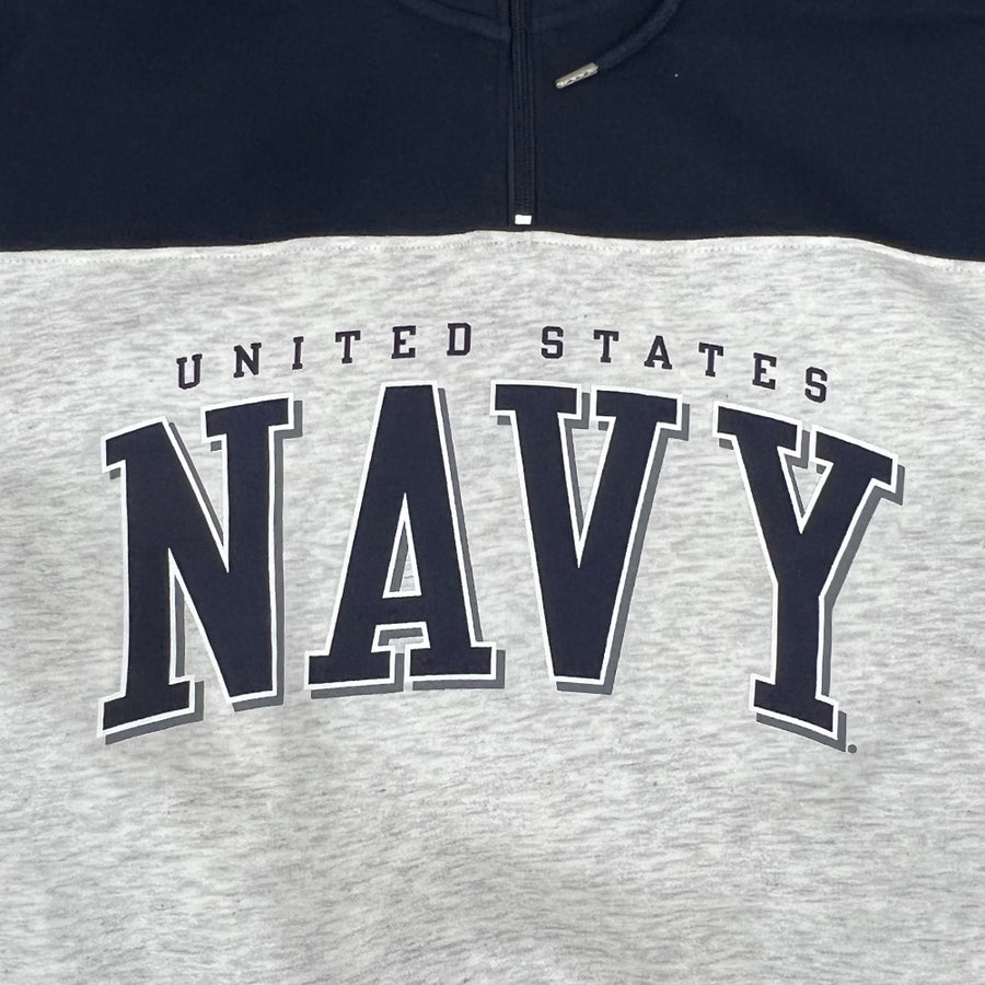 United States Navy Big Cotton Retro 1/4 Zip (Navy)