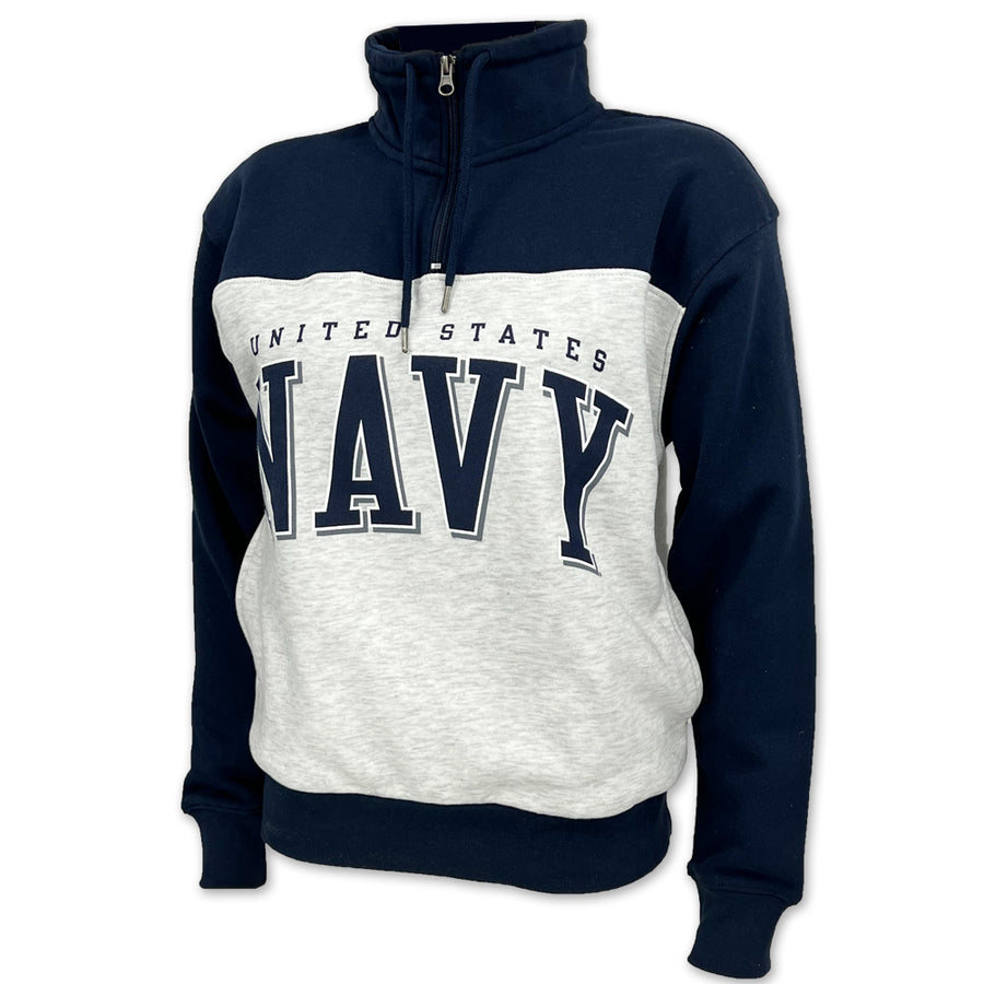 United States Navy Big Cotton Retro 1/4 Zip (Navy)