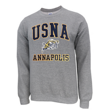 Load image into Gallery viewer, USNA Annapolis Embroidered Crewneck