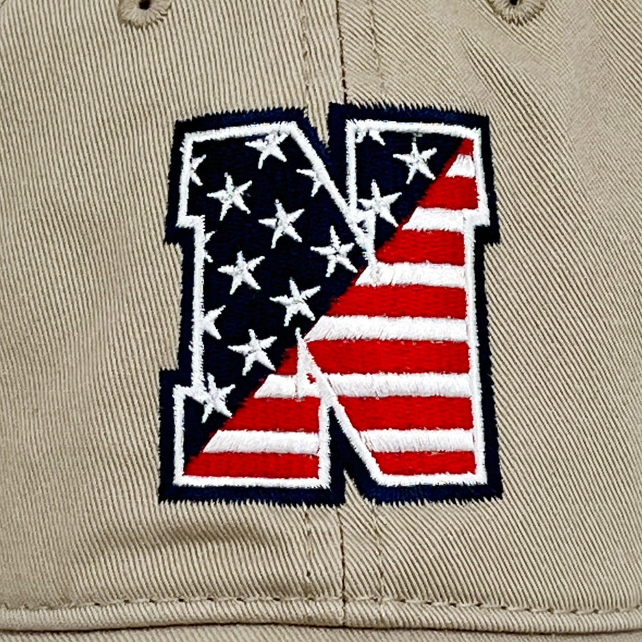 Navy N Flag Hat (Khaki)