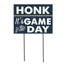 Load image into Gallery viewer, Lawn Sign Honk Game Day Naval Academy Midshipmen (18x24)