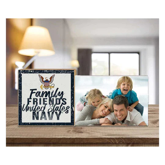 Navy Family Friends Floating Picture Frame*