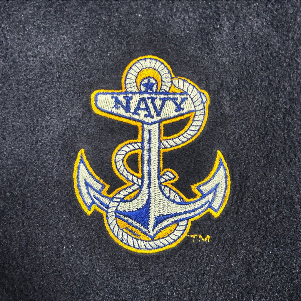 Navy Anchor 2 Tone Jacket (Navy/Grey)