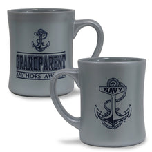 Load image into Gallery viewer, Navy Grandparent 16oz MK Matte Mug (Silver)