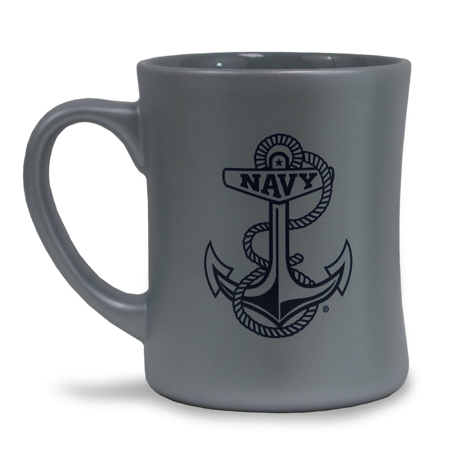 Navy Veteran 16oz MK Matte Mug (Silver)