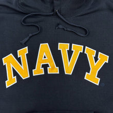 Load image into Gallery viewer, Navy Embroidered Pullover Hoodie Sweatshirt (Navy)