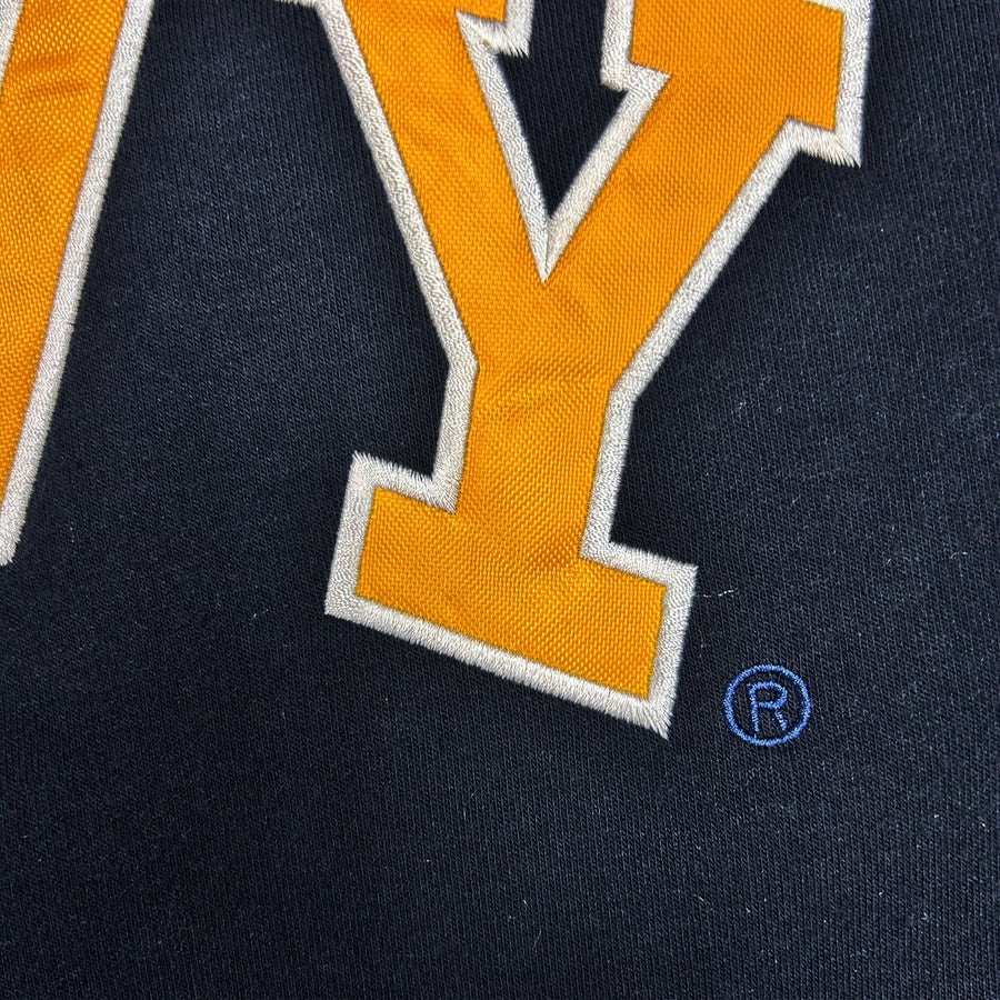 Navy Embroidered Pullover Hoodie Sweatshirt (Navy)