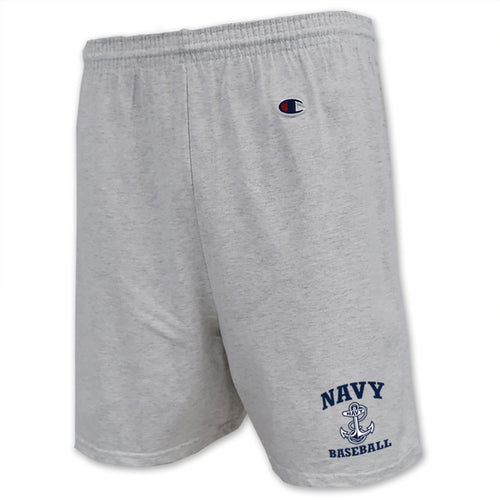 Navy Anchor Champion Baseball Cotton Short
