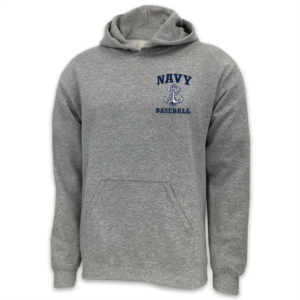 Navy Anchor Baseball Hood