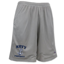 Load image into Gallery viewer, Navy Anchor Football Mesh Short
