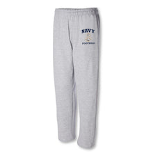 Load image into Gallery viewer, Navy Anchor Football Sweatpant