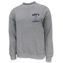Load image into Gallery viewer, Navy Anchor Lacrosse Crewneck