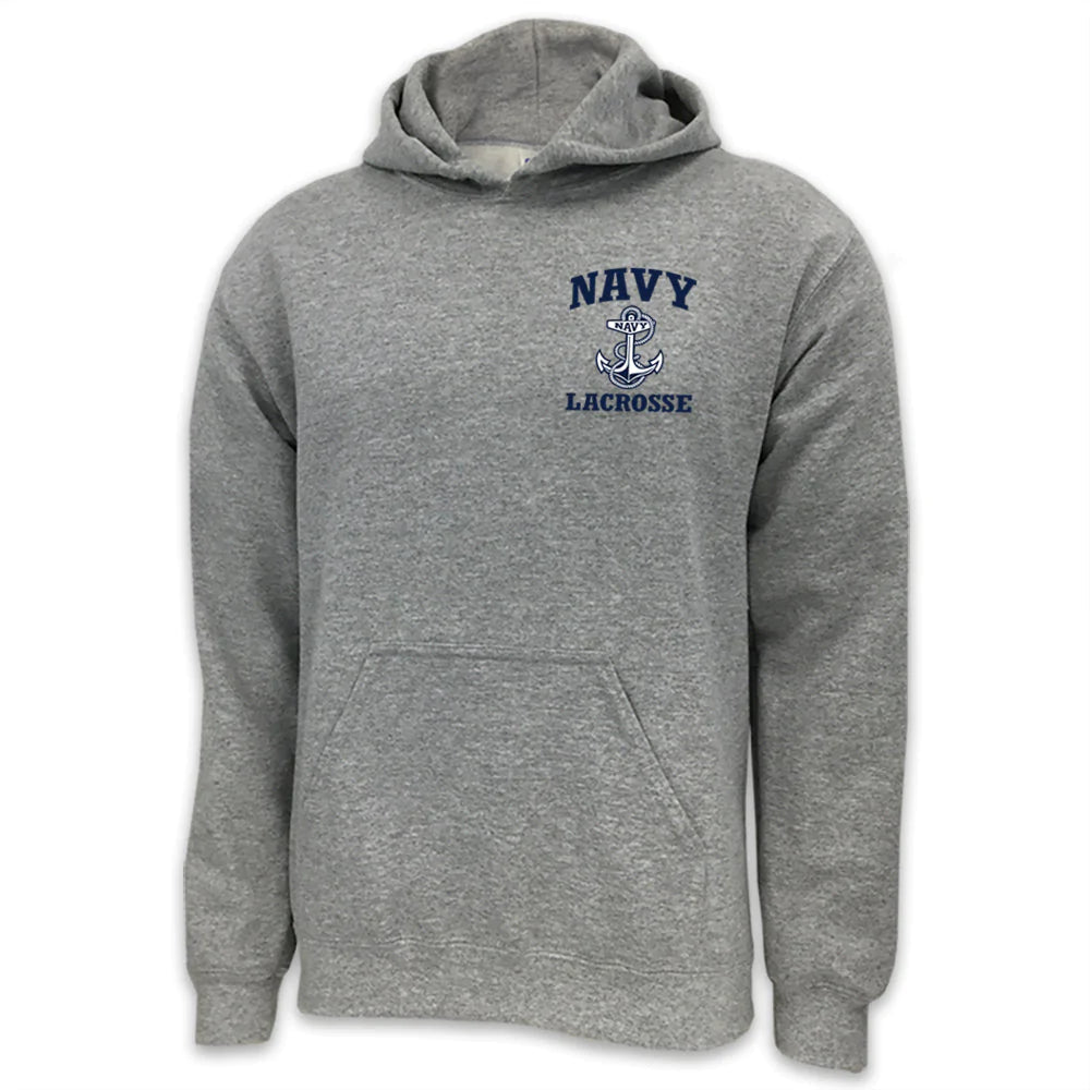 Navy Anchor Lacrosse Hood