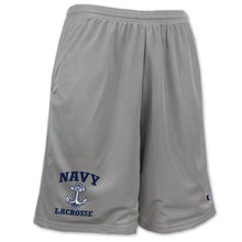 Load image into Gallery viewer, Navy Anchor Lacrosse Mesh Short