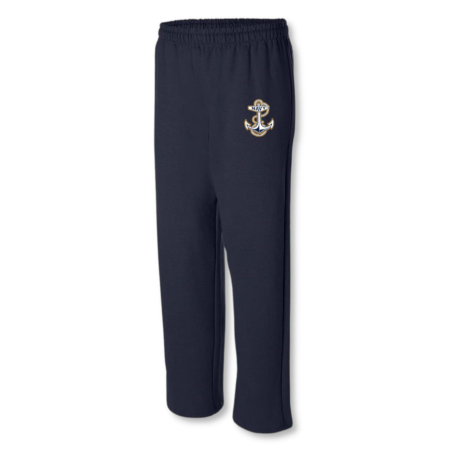 Navy Anchor Logo Sweatpant