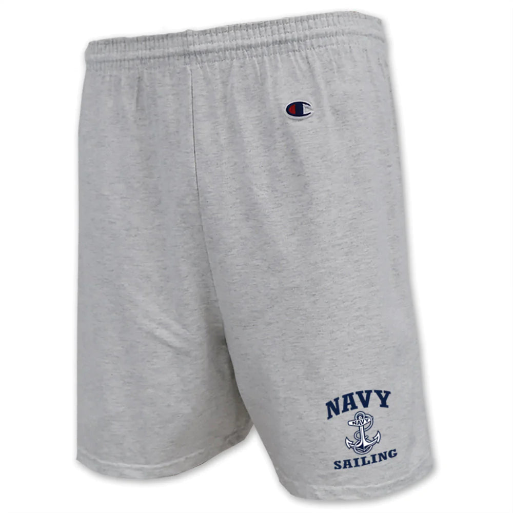 Navy Anchor Champion Sailing Cotton Short