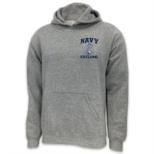 Load image into Gallery viewer, Navy Anchor Sailing Hood