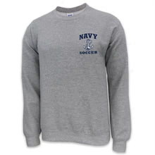 Load image into Gallery viewer, Navy Anchor Soccer Crewneck