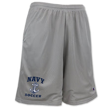 Load image into Gallery viewer, Navy Anchor Soccer Mesh Short