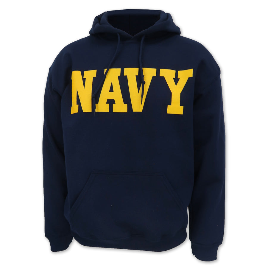 Navy Core Hooded Sweatshirt (Navy/Gold)