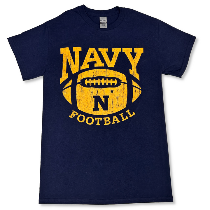 Navy Football Icon T-Shirt (Navy)