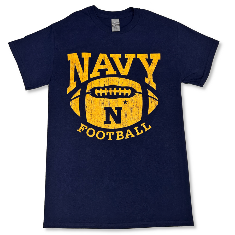 Navy Football Icon T-Shirt (Navy)