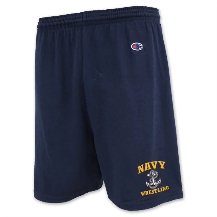 Navy Anchor Champion Wrestling Cotton Short