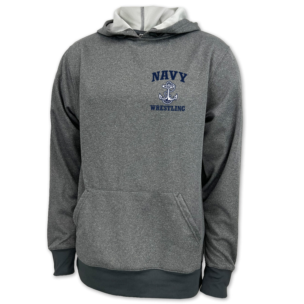 Navy Anchor Wrestling Performance Hood (Grey)