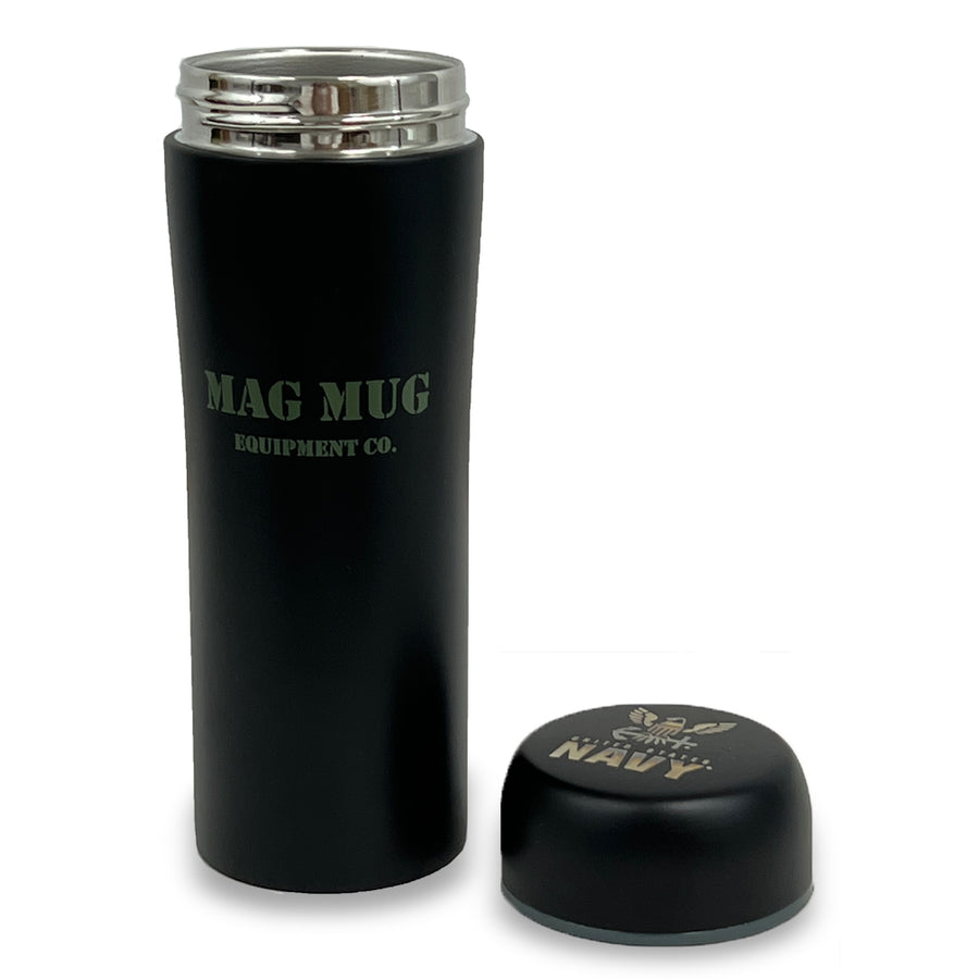 Navy Bullet Mag Mug (Black)