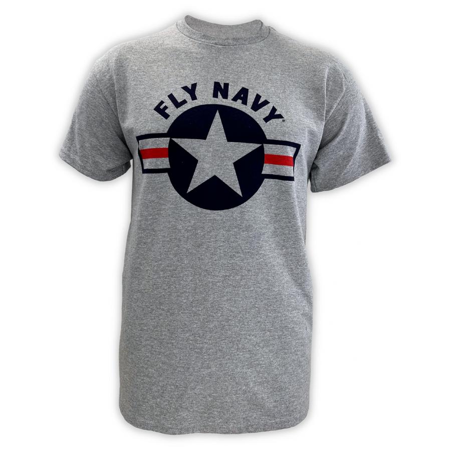 Navy Fly Navy T-Shirt (Grey)