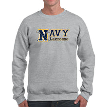 Load image into Gallery viewer, Navy Lacrosse Sport Crew
