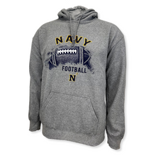 Load image into Gallery viewer, Navy Midshipmen Football Hood (Graphite)