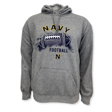 Load image into Gallery viewer, Navy Midshipmen Football Hood (Graphite)