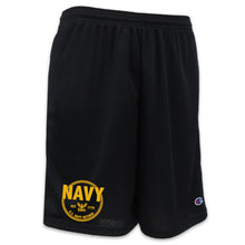 Load image into Gallery viewer, Navy Retired Mesh Short