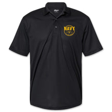 Load image into Gallery viewer, Navy Retired Performance Polo