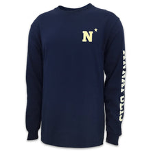 Load image into Gallery viewer, Navy N* Annapolis Long Sleeve T-Shirt (Navy)