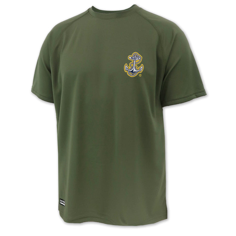 Navy Under Armour Mens Tactical Tech T Shirt