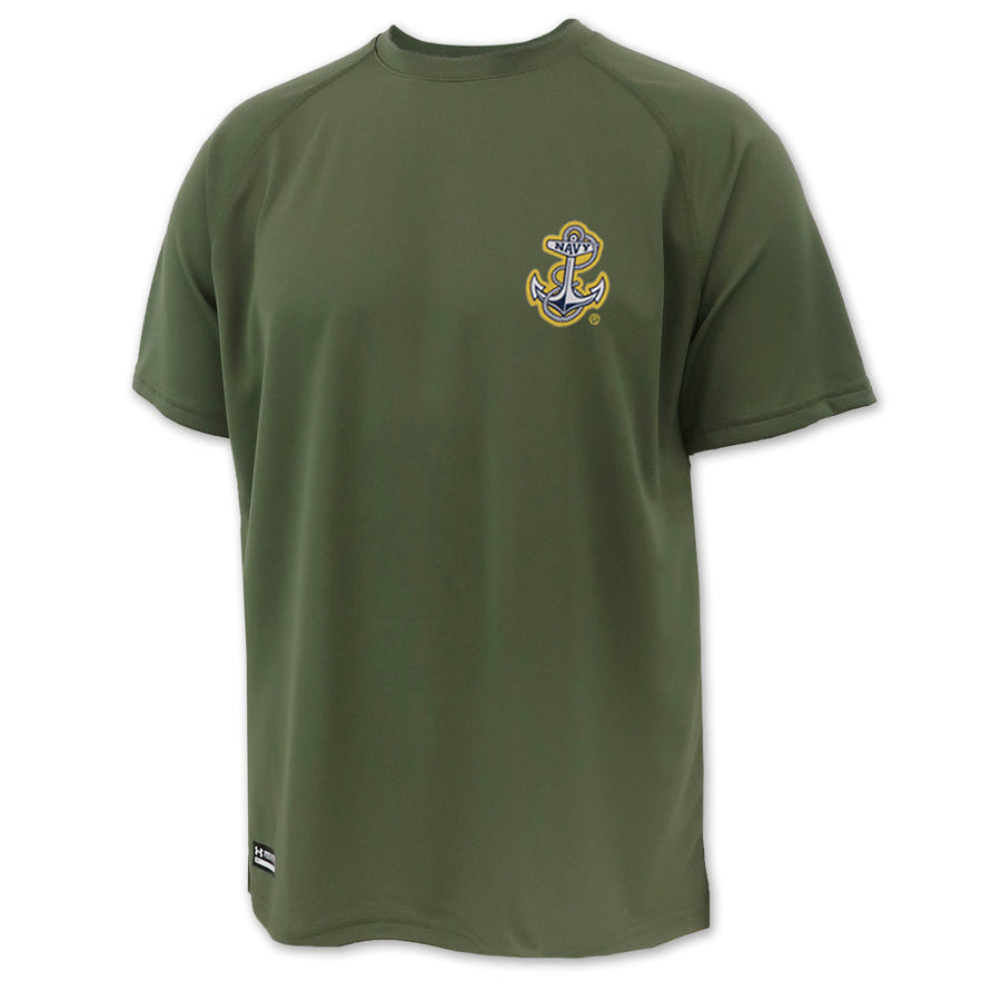 Navy Under Armour Mens Tactical Tech T-Shirt
