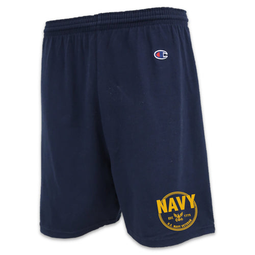 Navy Champion Veteran Cotton Short
