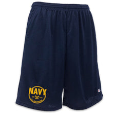 Load image into Gallery viewer, Navy Champion Veteran Mesh Short