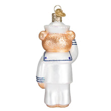 Load image into Gallery viewer, Navy Sailor Bear Ornament