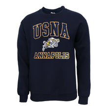 Load image into Gallery viewer, USNA Annapolis Embroidered Crewneck