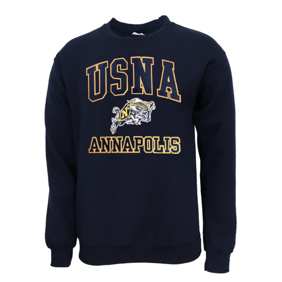 USNA Annapolis Embroidered Crewneck