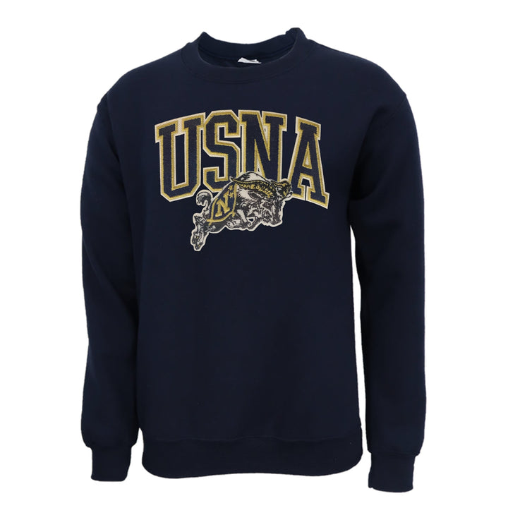 USNA Goat Embroidered Crewneck