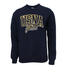 Load image into Gallery viewer, USNA Goat Embroidered Crewneck