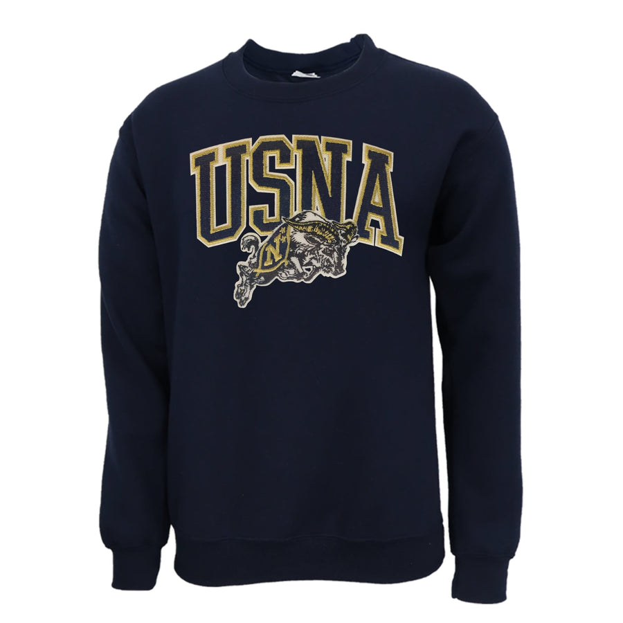 USNA Goat Embroidered Crewneck