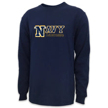 Load image into Gallery viewer, Navy Lacrosse Sport Long Sleeve T