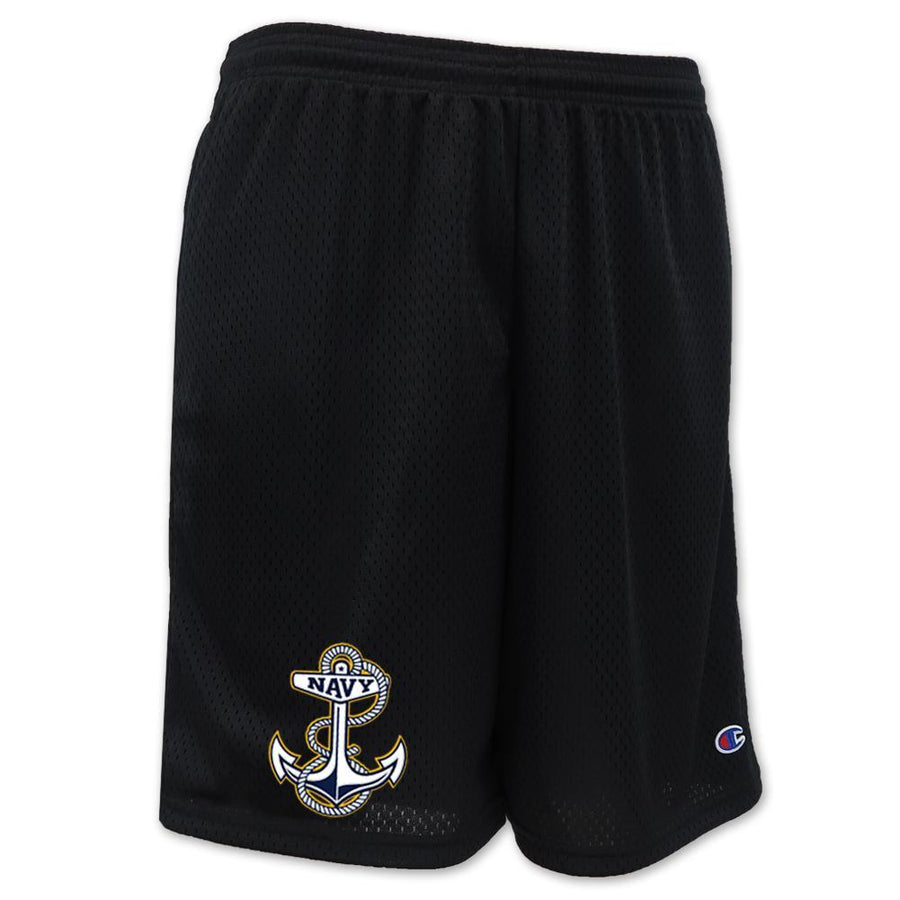 Navy Champion Anchor Logo Mesh Short