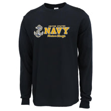 Load image into Gallery viewer, USN Anchors Aweigh Long Sleeve T