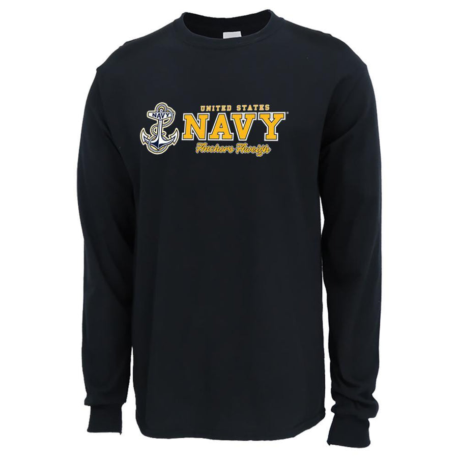 USN Anchors Aweigh Long Sleeve T